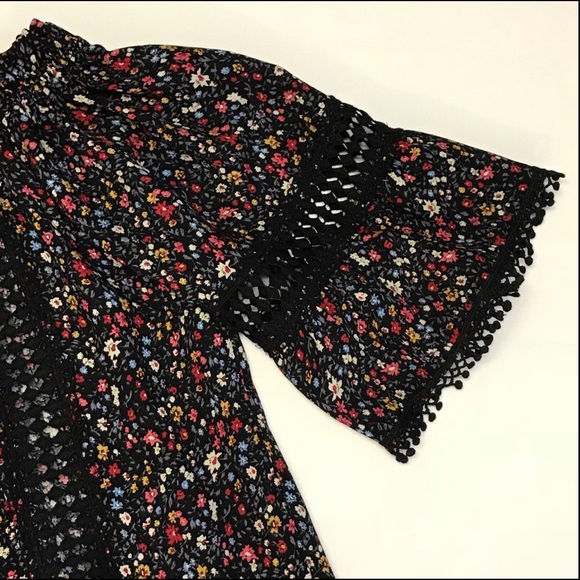 Boho Floral Print Off-The-Shoulder Top - 5 Stars - Picture 6 of 8